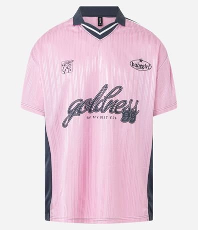 Remera Oversized Sport Core con Textura 7