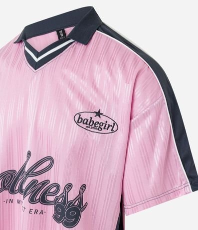 Remera Oversized Sport Core con Textura 8