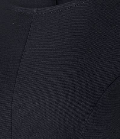 Vestido Corto en Punto Roma con Recortes 6