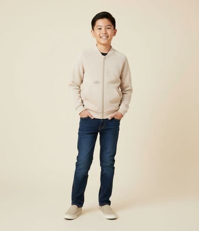 Saco Infantil en Viscosa con Bolsillos - Talle 5 a 14 años