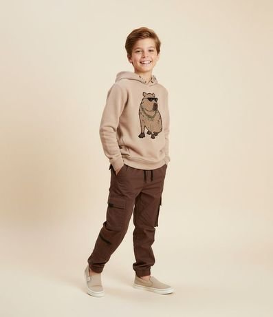 Pantalón Infantil con Bolsillos Cargos - Talle 5 a 14 años
