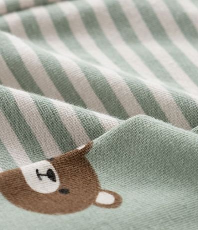 Kit 02 Pantalones Infantiles en Cotton - Talle 0 a 18 meses 3