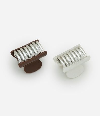 Kit 02 Pinzas Para el Pelo con Dientes Curvados 2