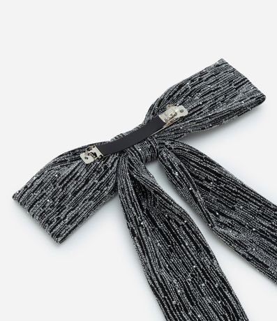 Pinza para el pelo Lazo con Strass y Brillos 3