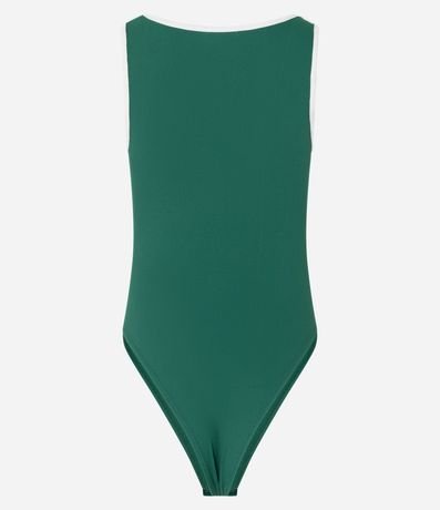 Body con Bies Contrastante y Cremallera Delantera 11