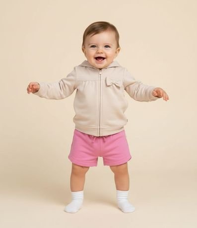 Bermuda Infantil Clochard en Modal - Talle 0 a 18 Meses