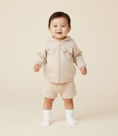 Bermuda Infantil Clochard en Modal - Talle 0 a 18 Meses