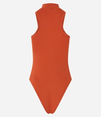 Body Canelado en Rib con Cuello Alto y Perna Cavada 9