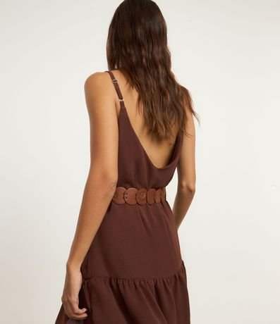 Cinturón Western Mediano en PU con Discos y Hebilla Gravada 5