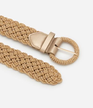 Cinturón Largo con Hilos Metalizados Tranzados 2