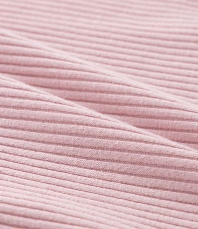 Vestido Balonê Corto con Textura Acanalada - Talle 7 a 14 años 4