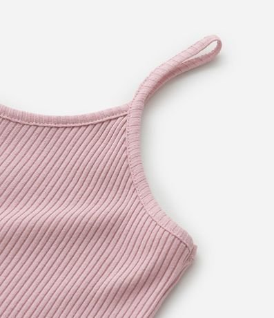 Vestido Balonê Corto con Textura Acanalada - Talle 7 a 14 años 6