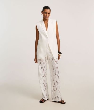 Chaleco Acinturado Largo con Hebilla Ajustable en la Espalda 2