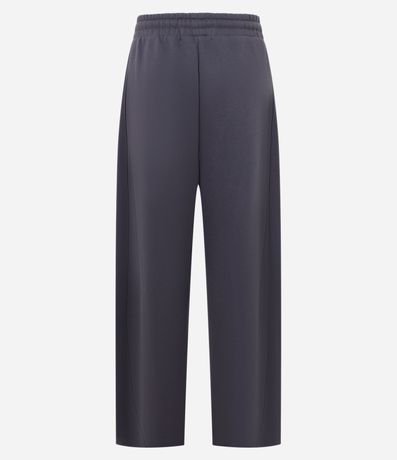 Pantalón Barrel en Algodón con Forro Fleece y Lazo en la Cintura 6