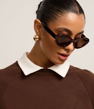 Saco en Algodón con Cuello Camisa y Sisa Raglán 3