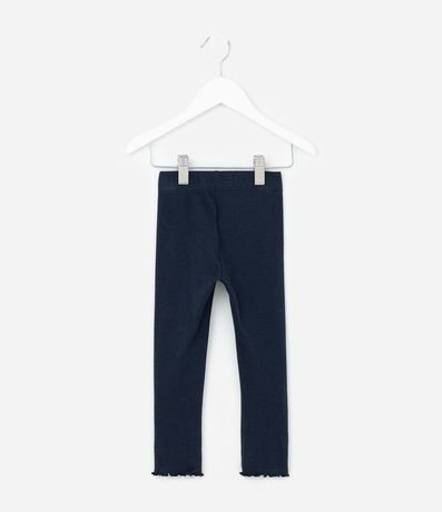 Pantalón Legging Infantil Acanalada con Costura Frufru - Talle 1 a 6 años 3