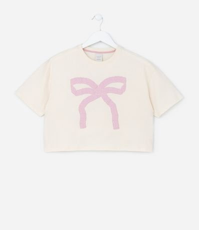 Remera corta Infantil con Estampa Lazo - Tamm 5 a 14 años