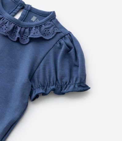 Body Infantil con Volado Broderie en el Cuello - Talle 0 a 18 meses 6