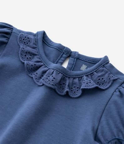 Body Infantil con Volado Broderie en el Cuello - Talle 0 a 18 meses 8