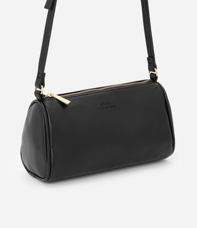 Cartera Baguette en PU con Asa Transversal Fija