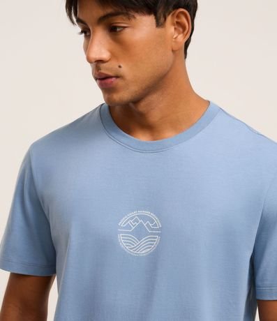 Remera Comfort en Algodón con Estampa Mini Silk Minimalista 3