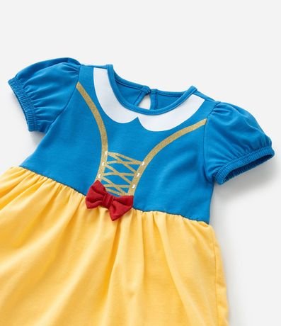 Vestido Body Infantil con Estampa Branca de Neve - Talle 0 a 18 meses 9
