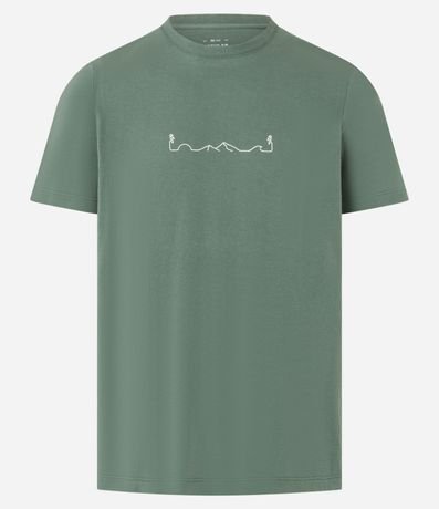 Remera Regular en Algodón con Estampa Localizada 5