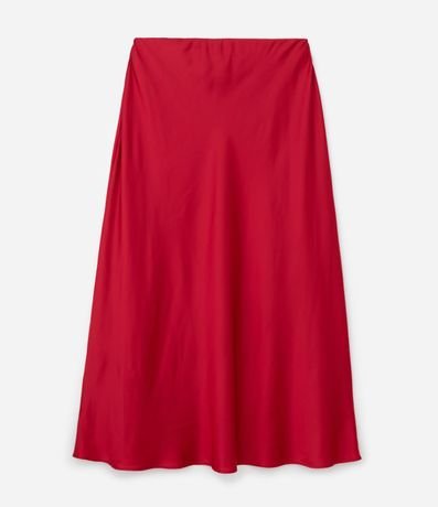 Pollera Larga en Crepé Satinada Curve & Plus Size 6