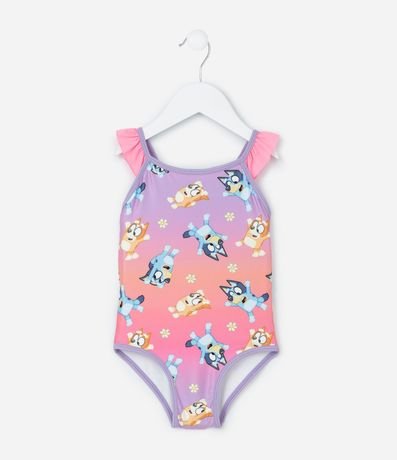 Malla Infantil con Estampa Bluey y Protección UV - Tam  2 a 6 años