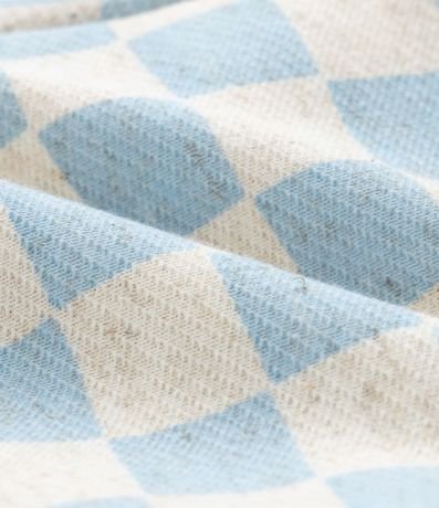 Conjunto Infantil en Algodón con Estampa de Cuadros Vichy - Talle 0 a 18 Meses 12