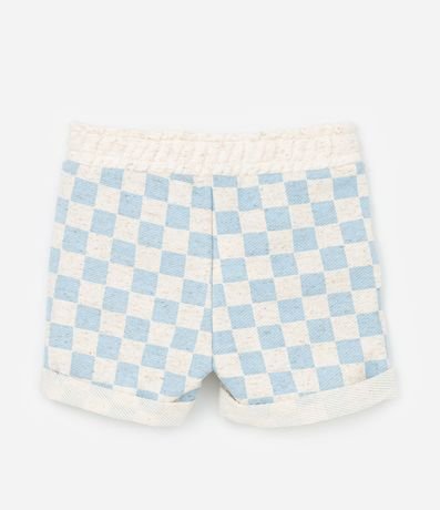 Conjunto Infantil en Algodón con Estampa de Cuadros Vichy - Talle 0 a 18 Meses 5