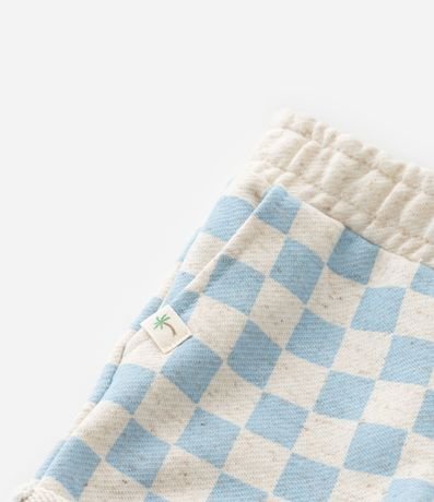 Conjunto Infantil en Algodón con Estampa de Cuadros Vichy - Talle 0 a 18 Meses 7