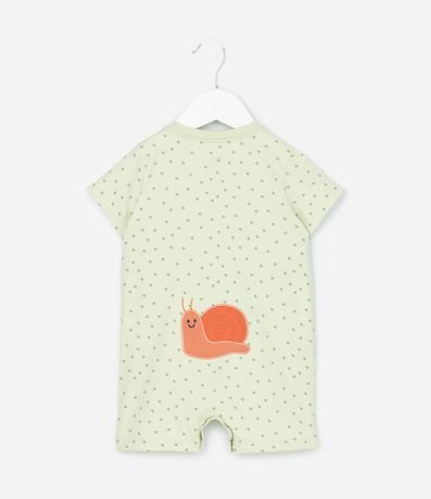 Mono Corto Infantil Estampado con Bordado  - Talle 0 a 18 meses 4