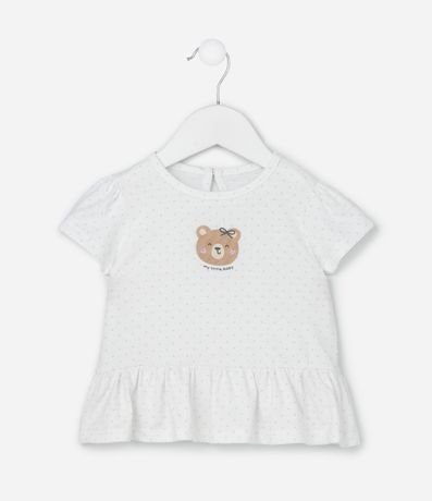 Conjunto Infantil con Estampa de Oso - Talle 0 a 18 Meses 3