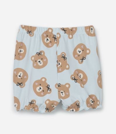 Conjunto Infantil con Estampa de Oso - Talle 0 a 18 Meses 6