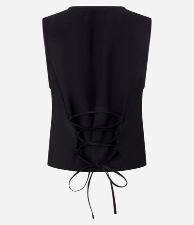 Chaleco Sastre con Lazo Cruzada en la Espalda 7