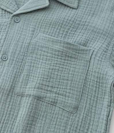 Camisa Infantil en Cotton Texturizada - Talle 5 a 14 años 4