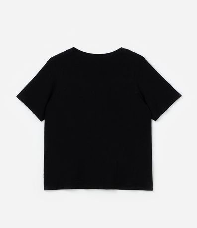 Blusa en Viscosa con Detalle con Hilo Metalizado Curve & Plus Size 4