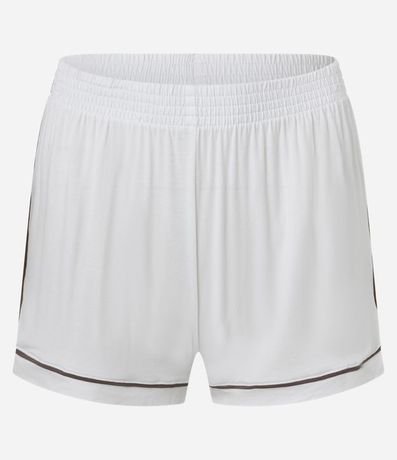 Pijama Short Doll en Viscolycra con Vieses Contrastantes 6