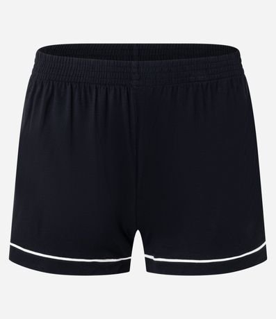 Pijama Short Doll en Viscolycra con Vieses Contrastantes 6