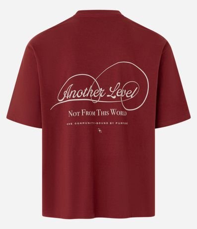 Remera Boxy en Algodón con Estampa Lettering 6