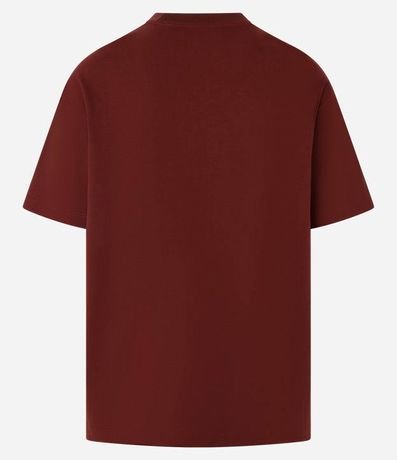 Remera Relaxed en Malla con Estampa Lettering 6