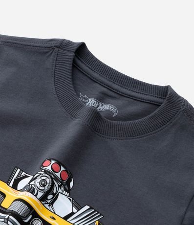 Remera Infantil con Estampa Hot Wheels - Talle 4 a 12 años 4