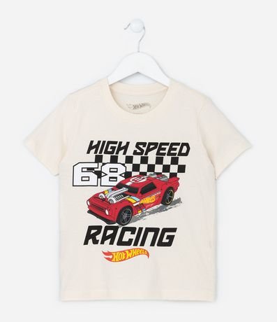 Remera Infantil con Estampa Racing 68 Hot Wheels - Talle 4 a 12 años 1