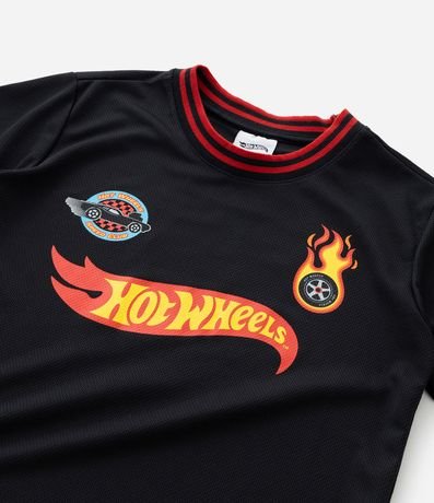 Remera Infantil con Estampa Frente y Espalda Hot Wheels - Talle 5 a 14 años 5
