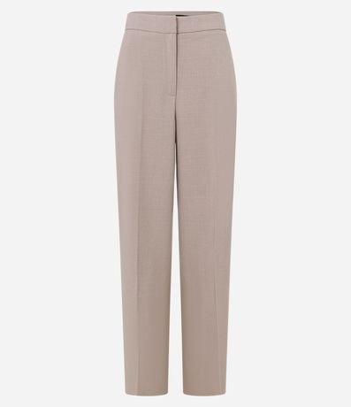 Pantalón Recto Sastre en Crepé 7
