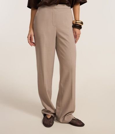 Pantalón Recto Sastre en Crepé 3