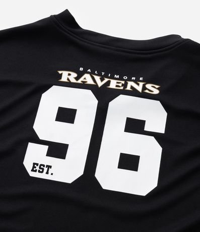 Remera Infantil Oversized con Tecnologia Dry Ravens NFL - Talle 5 a 14 años 9