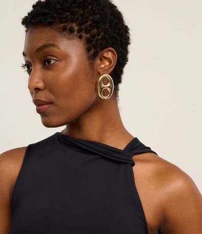 Vestido Midi en Microfibra con Drapeado Lateral y Hombro Diferenciado 4