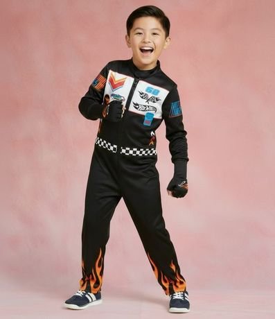 Mono Infantil con Estampa Hot Wheels - Talle 3 a 8 años